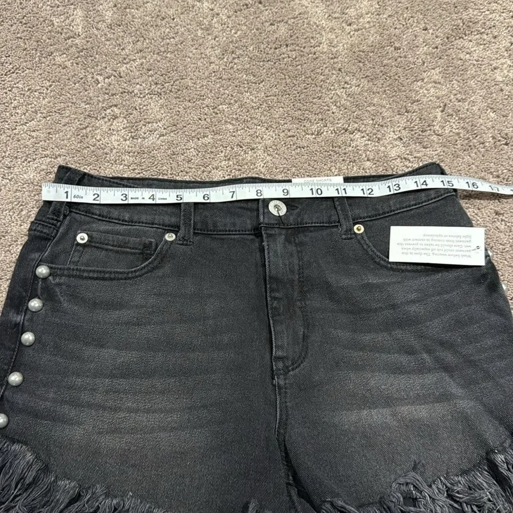 INC Core denim short! Studs on sides ! Unique ! Size 6/28 From Macys